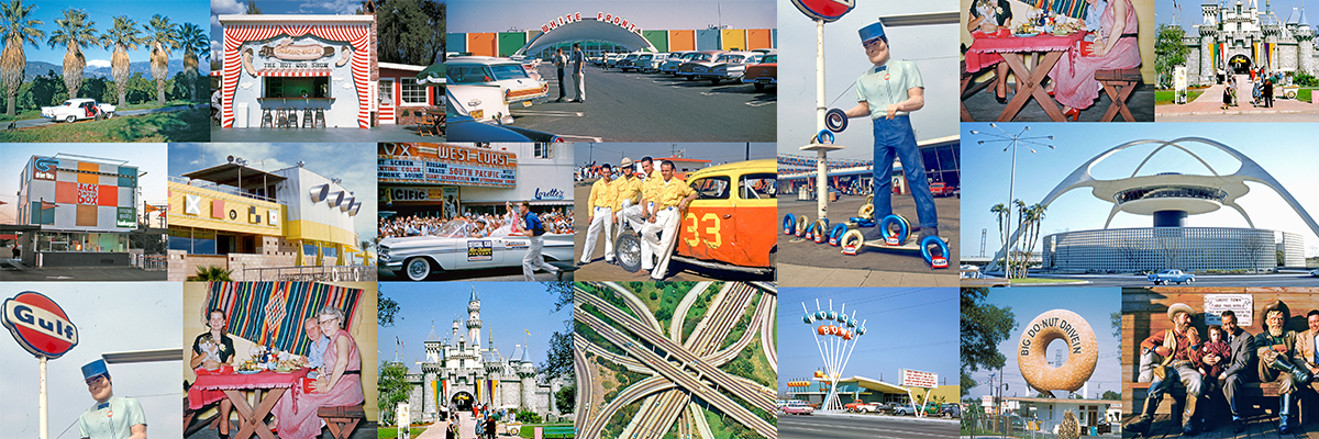 Retro collage of images of Socal